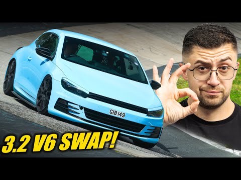 EARGASMIC 3.2 V6 VW Scirocco Chasing BMW M2! // Nürburgring