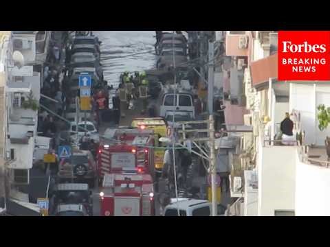 Explosions Ring Out As Iranian Rockets Strike Tel Aviv
