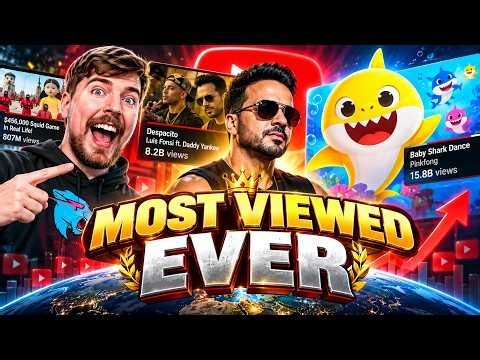 Most Viewed YouTube Videos Ever (2005 - 2026) ft. MrBeast, Baby Shark, PSY