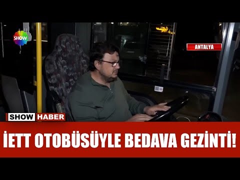 Karavan yapmak için İETT otobüsü satın aldı!