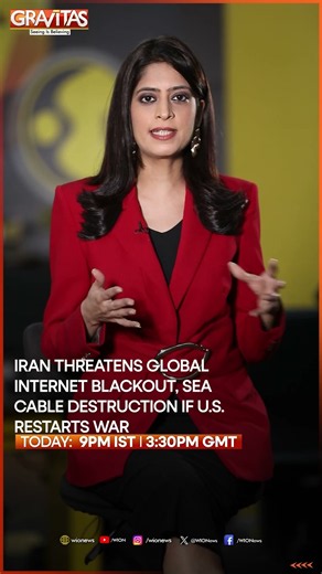 Iran Threatens Global Internet Blackout, Sea Cable Destruction if US Restarts War | Gravitas