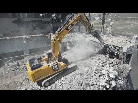 Industrial Demolition Giants | Bringing Down a 50-Meter Building - Sotiriadis/Labrianidis Demolition
