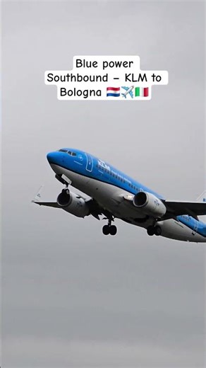 🇳🇱✈️🇮🇹 KLM Boeing 737-700 Takeoff Amsterdam to Bologna | KL1665 | Polderbaan 36L