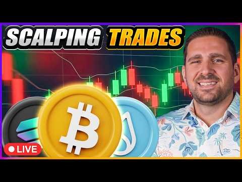 Scalping Crypto Trades LIVE
