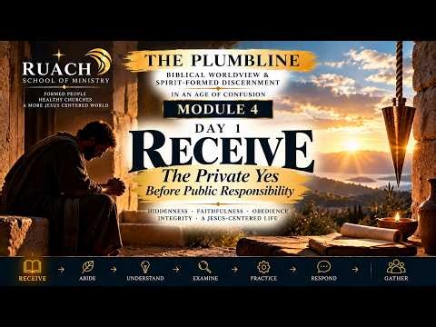 Day 1 — RECEIVE | The Private Yes | Your Daily Plumbline | Module 4