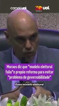 Moraes says 'electoral model has failed' and proposes reform to avoid 'governability problem'