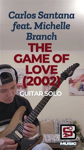 The Game of Love by Carlos Santana feat. Michelle Branch (2002) Guitar Solo