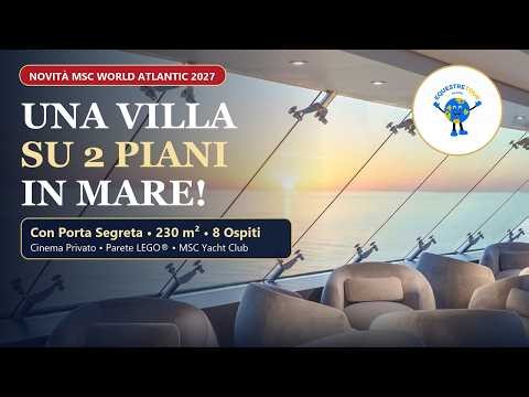 MSC World Atlantic: La Nuova Grand Hamptons Villa su 2 Piani con Porta Segreta! 🚢🗝️ | Equestre Tour