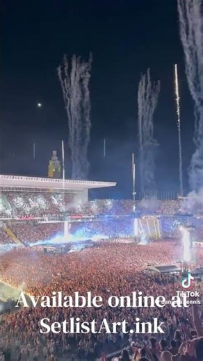 Bad Bunny live in Barcelona! Now available on SetlistArt.ink #badbunny #dtmf #concert