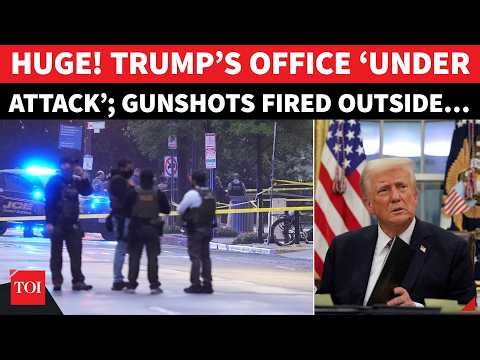 First Video Of ‘Trump Office Attack’; Gunman Opens Fire Outside White House;Fresh Assassination Bid?
