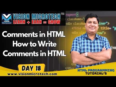 Comments in HTML | HTML Comments Explained | How to Write Comments in HTML