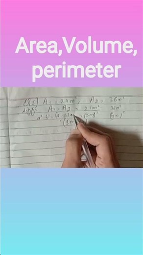 Area, Perimeter & Volume made easy 🔥 | 9th Math Federal Board