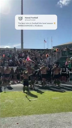 This intro is EPIC 🌴 (via @hawaiifootball/X)