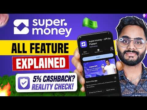 Super Money App Use & Setup Kaise Kare? Best UPI App for Cashback |All Features Explained 5% Cashack