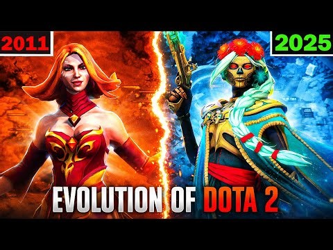 The Evolution of DOTA 2 : 2011-2025