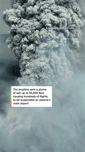 Ash plumes soar 50,000 feet after Indonesian volcano erupts