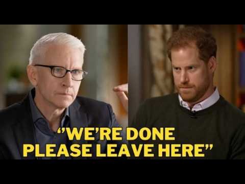 Prince Harry Kicked Off 60 Minutes After Heated Argument With Anderson Cooper