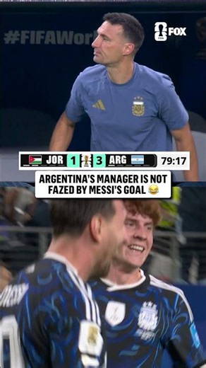 Just another day at the office for Lionel Scaloni