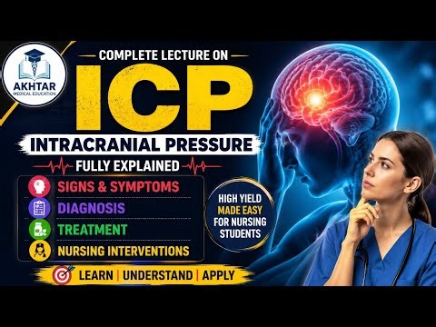 🧠 Intracranial Pressure (ICP) Explained | Signs, Diagnosis, Treatment & Nursing Care #icp#viral #bsn