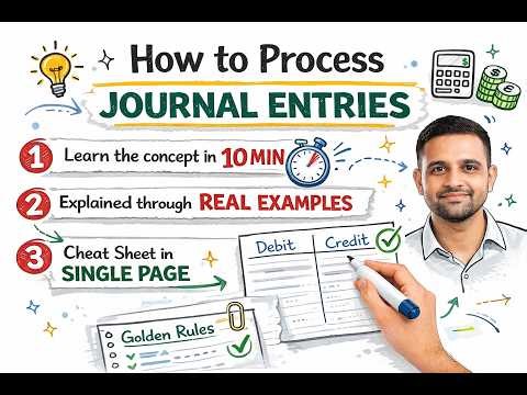 Journal Entry Explained Step-by-Step (With Real Examples)