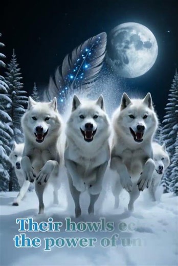 The Wolf's Moonlit Call