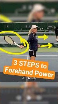 Follow these steps for HUGE forehand power: