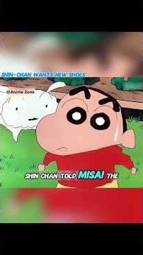 Shin-chan discovered that his shoes didn't fit properly. #anime #animerecap #crayonshinchan