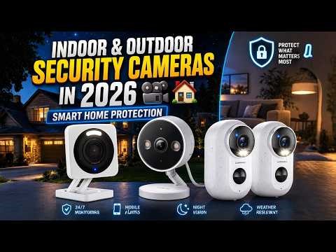 Top 5 Best Indoor & Outdoor Security Cameras in 2026 📹🏠 | Smart Home Protection