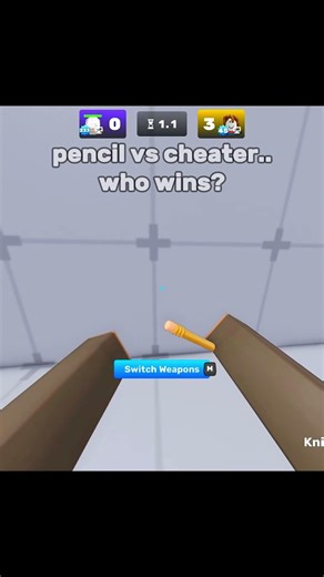 pencil vs anticheat in rivals #roblox #rivals #robloxshorts