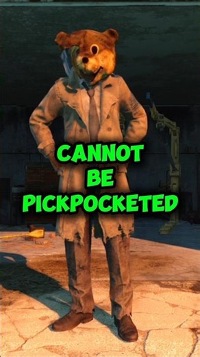 You CAN'T Pickpocket THIS Item in Fallout 4
