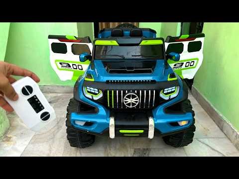 Big Size Heavy Duty 4x4 RC Jeep Unboxing & Testing | Remote Control Ride on Jeep🔥🔥