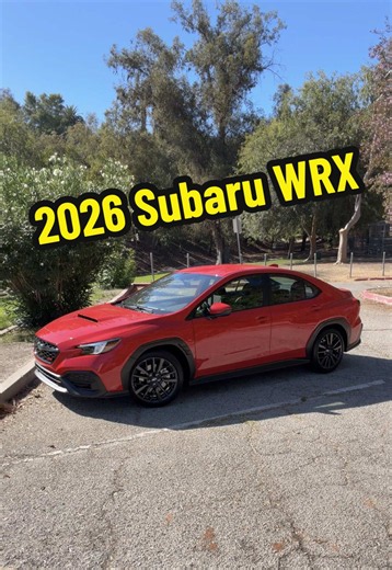 Let’s check out some of the cool features of the 2026 Subaru WRX. Price as shown for this base model is $33,690. This sedan might be an entry-level model, but it looks cool and drives great. What do you think about it? Let me know the comments! ##Subaru##WRX##CarReview##CarFeatures##CarReviewsTikTokContest