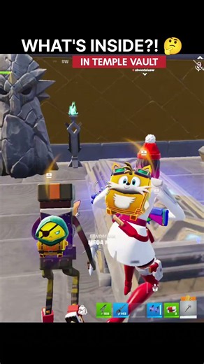 WHAT'S INSIDE THE TEMPLE VAULT?! | FORTNITE CHAPTER 7 SEASON 4 #fortnite #gaming #shorts