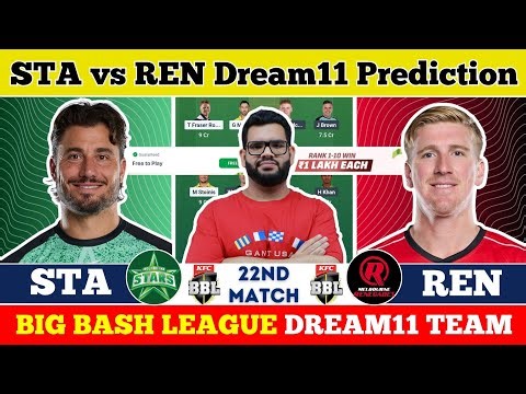 STA vs REN Dream11|STA vs REN Dream11 Prediction|STA vs REN Dream11 Team|