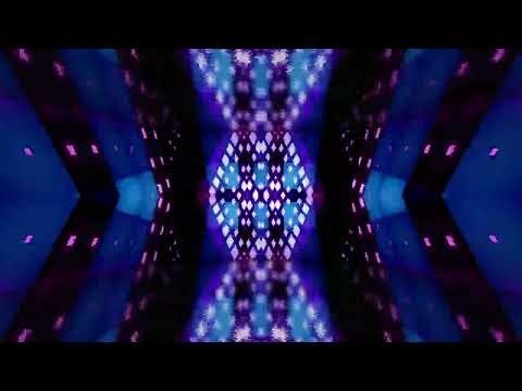 Neon LED Concert-Live Laser Light Animations - Abstract animated multicolored loop backgrounds 4K