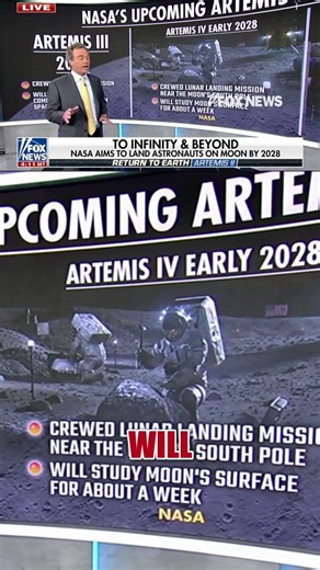 NASA planning crewed lunar landing mission in 2028 #shorts