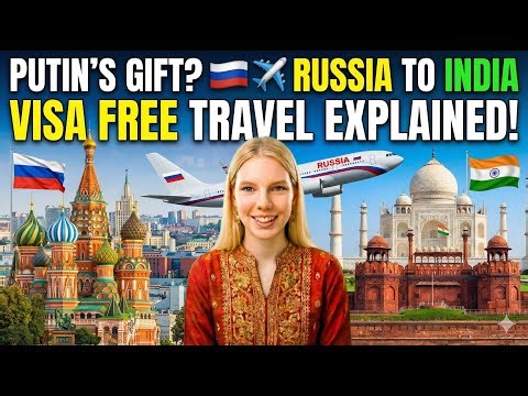 Putin’s Gift? 🇷🇺✈️ Russia to India "Visa Free" Travel Explained!