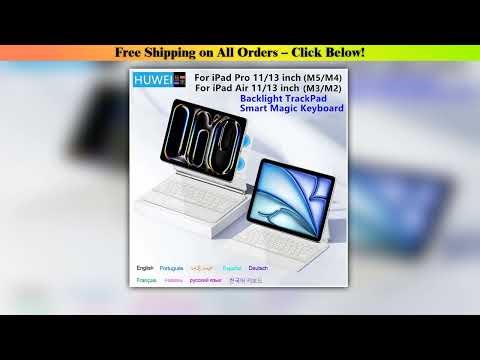 Backlit Magic Keyboard for iPad Pro 11 13 M5 2025 Case for iPad Air 11 13 Inch M3 M2 Case iPad M5 P