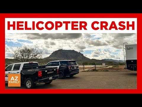 Helicopter crashes in mountains south of Superior