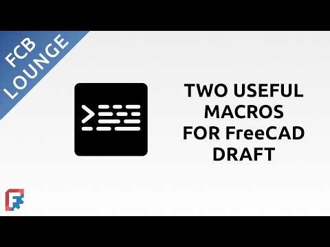 'Split All' and 'Shape To Draft Line' Macros for FreeCAD Draft