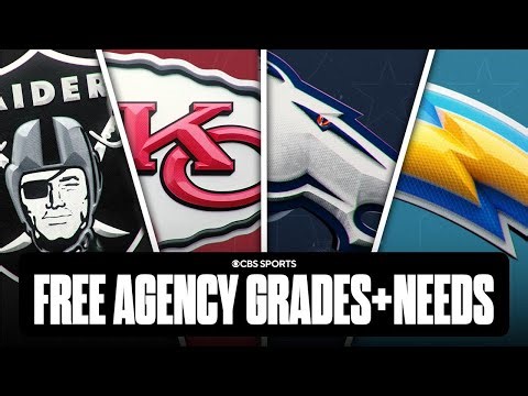 Free Agency Grades & Biggest Needs for EVERY AFC West Team | Raiders, Chiefs, Broncos, & Chargers