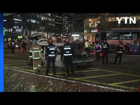 Police: Taxi driver arrested after rear-end collision at Jonggak Station...tests positive for dru...