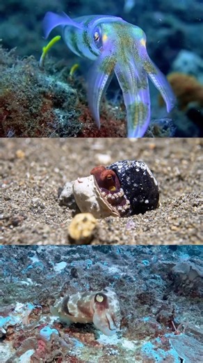Squid, Octopus, or Cuttlefish? The difference is in the shell you cannot see!