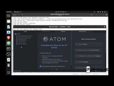 iPhone MDM bypass iOS 14 6 with checkra1n and editing files on the phone.