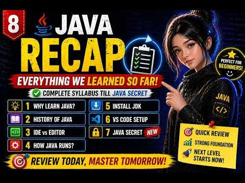 Java Course Revision 💻 Full Syllabus Recap Till Backward Compatibility