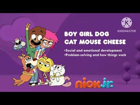 Nick Jr Curriculum Board - Boy Girl Dog Cat Mouse Cheese (2018-2023)