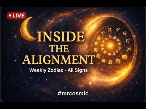 🔴 LIVE Elemental Zodiac | You’re Inside the Alignment Now ✨ #mrcosmic #WeeklyPortal #ASMR #tarot