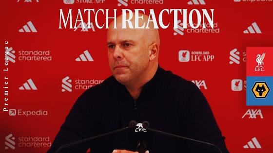 Florian Wirtz goal, Diogo Jota Tributes | Arne Slot Reacts to Liverpool 2-1 Wolves | Premier League