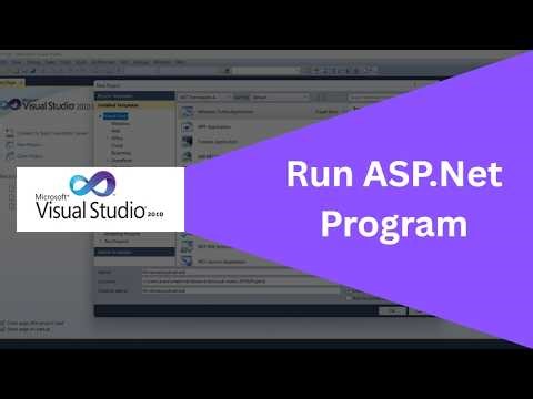 How to Run ASP.NET in Visual Studio 2010 | Complete Beginner Guide (Step-by-Step Tutorial) 💻