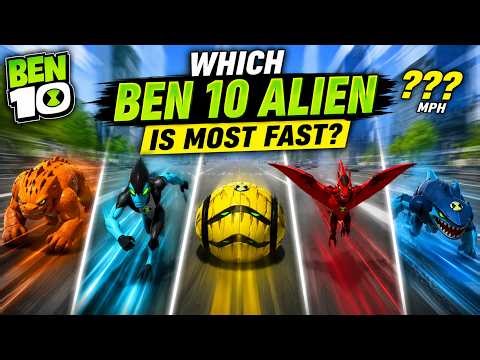 All Ben 10 Aliens Speed Race Who’s The Fastest?